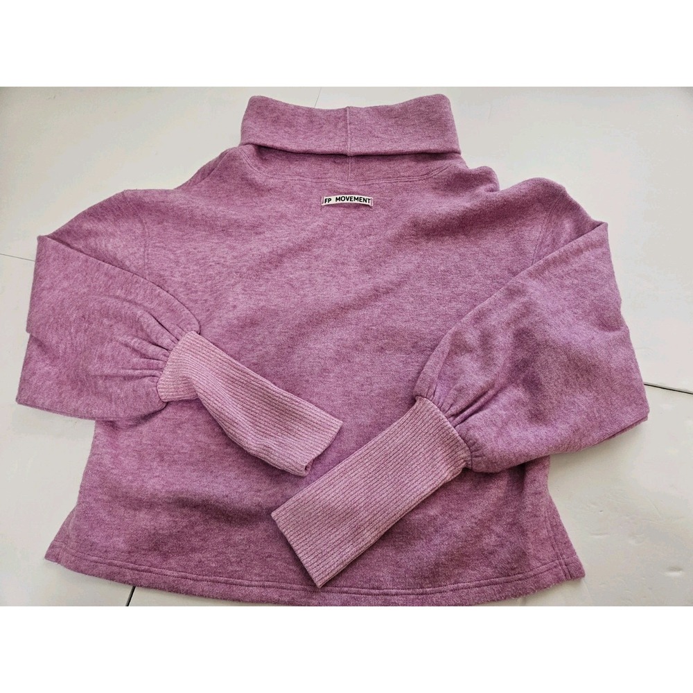 Free People Movement Stormy Pullover Sweater Periwinkle Pink/Purple Size Small